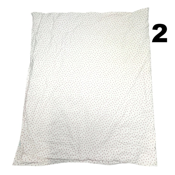 sheet 1 flat SHABBY CHIC rosebud pink tiny flowers 82x96 queen full cottagecore - Picture 7 of 16